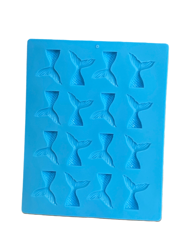 Molde de Silicona Cola de Sirena *16
