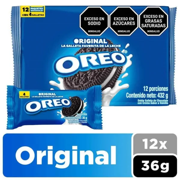 Galleta oreo *12 *432gr