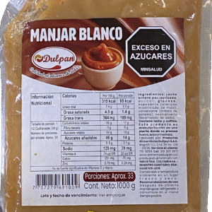 Dulce de leche DULPAN *1kg manga