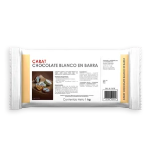 Carat chocolate blanco en barra *1 kg